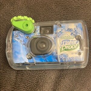 Fujifilm QuickSnap Waterproof Camera - Blue and Green